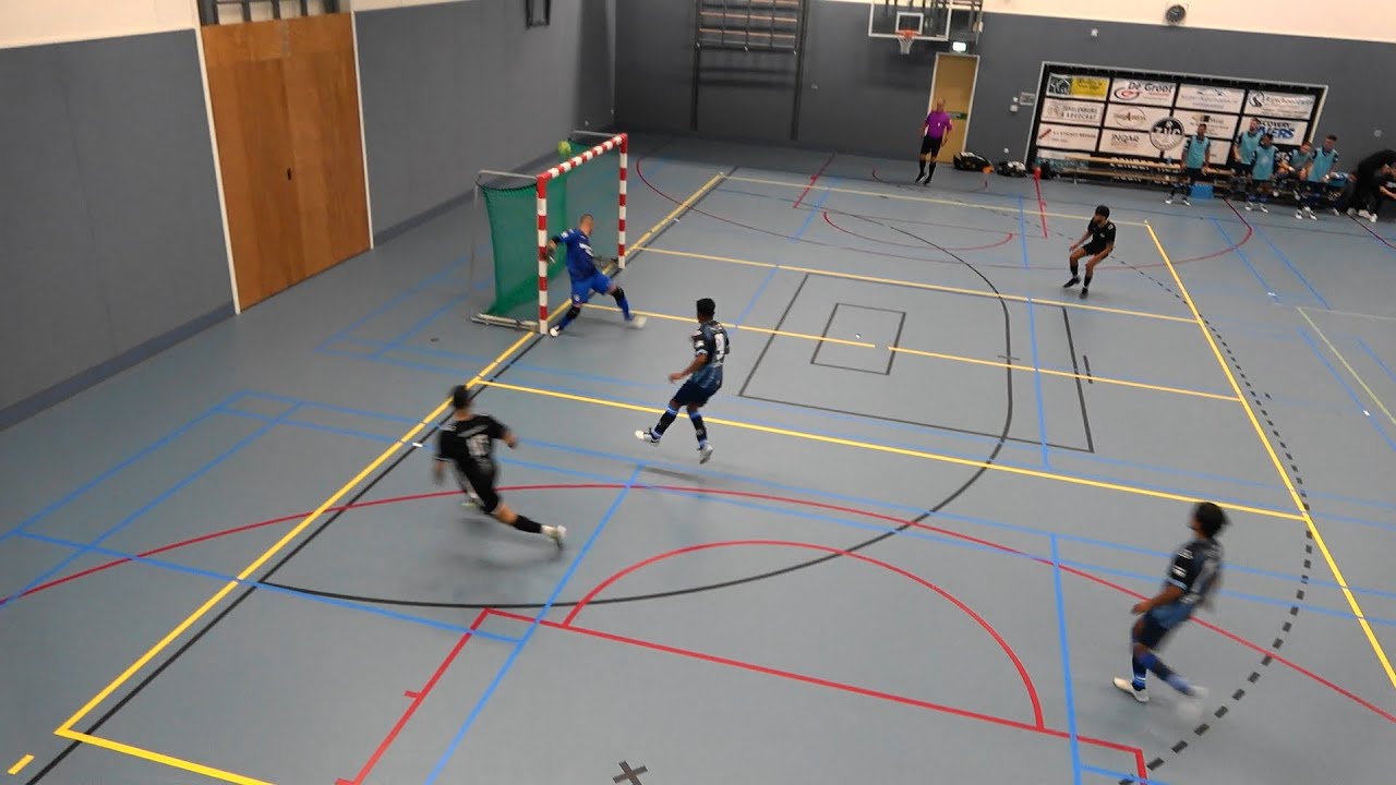 Eerste helft Beker ZVC Veenendaal 1 - Heracles Almelo Futsal 1.