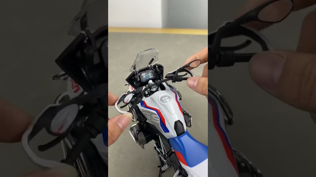 BMW R1250GS A ESCALA 1/9 DIE-CAST🏍️🔥