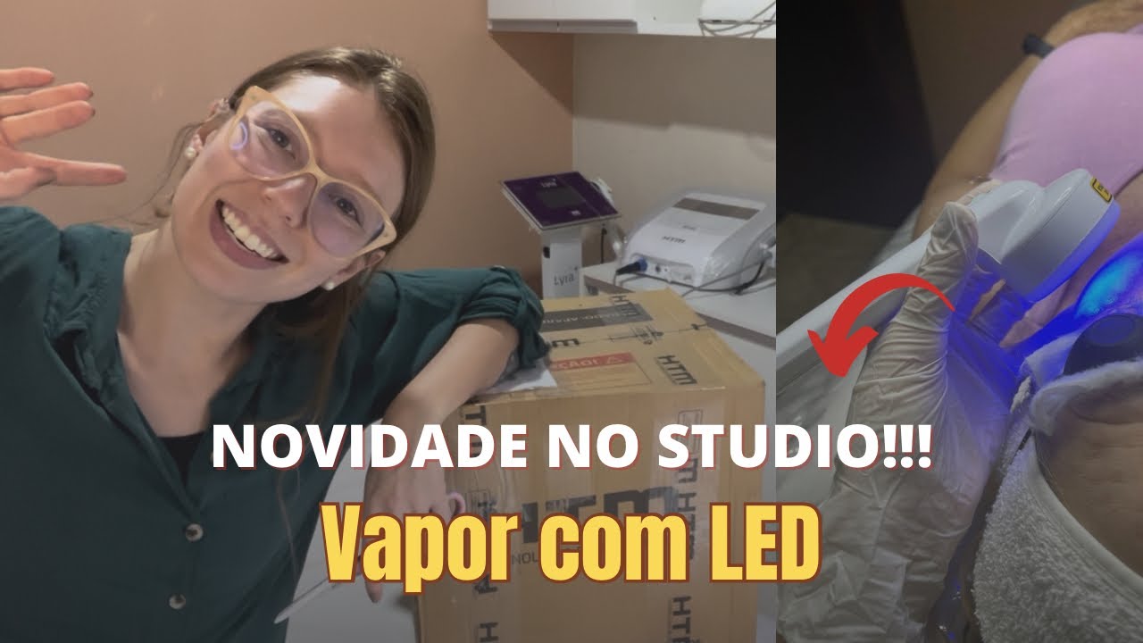 UNBOXING NOVO vapor de oz&ocirc;nio (Beauty Steam Maxx HTM) 