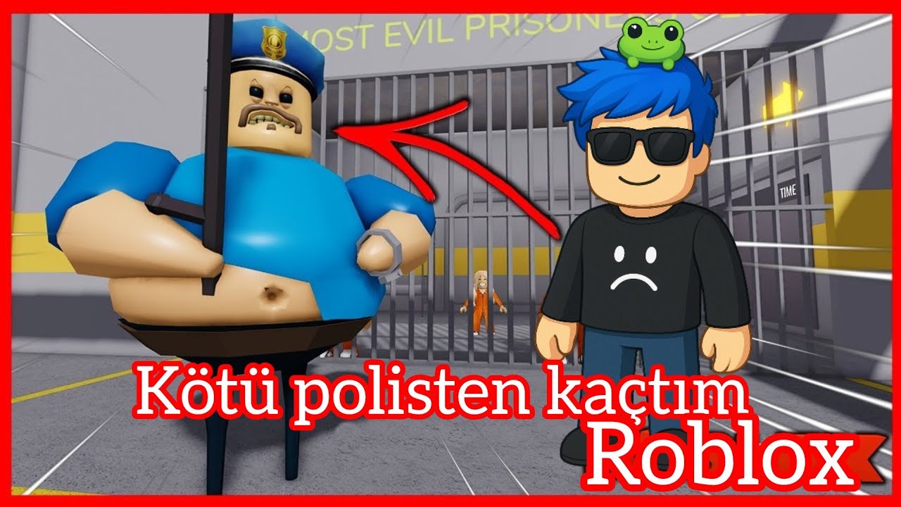 Kötü polisten kaçtım #roblox 