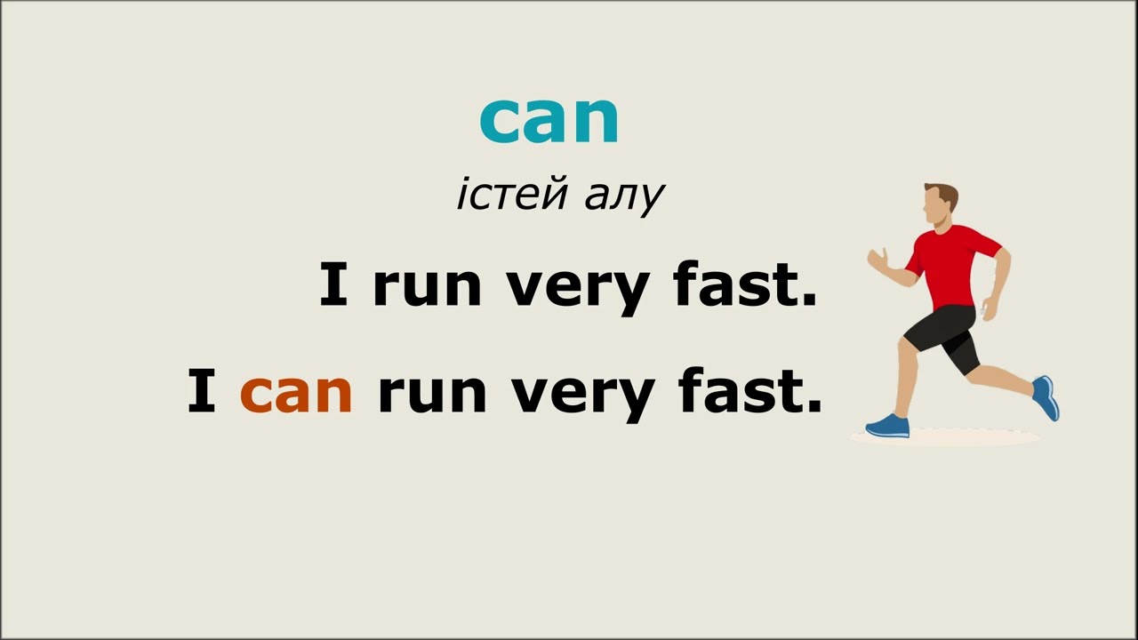 Қысқа да, нұсқа CAN / COULD ережесі. ҚАЗАҚША АҒЫЛШЫН