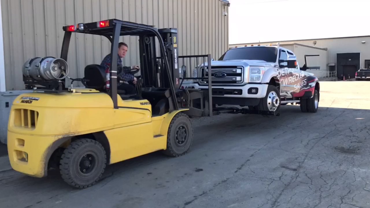 The New HD Fork Lift Attachment by Detroit Wrecker