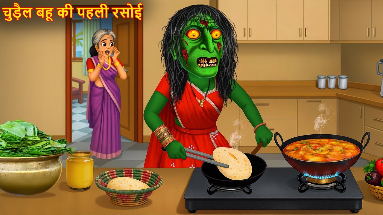 चुड़ैल बहू की पहली रसोई | Witch's First Kitchen | Chudail Ki Kahaniya | Horror Story | Bhoot Kahani
