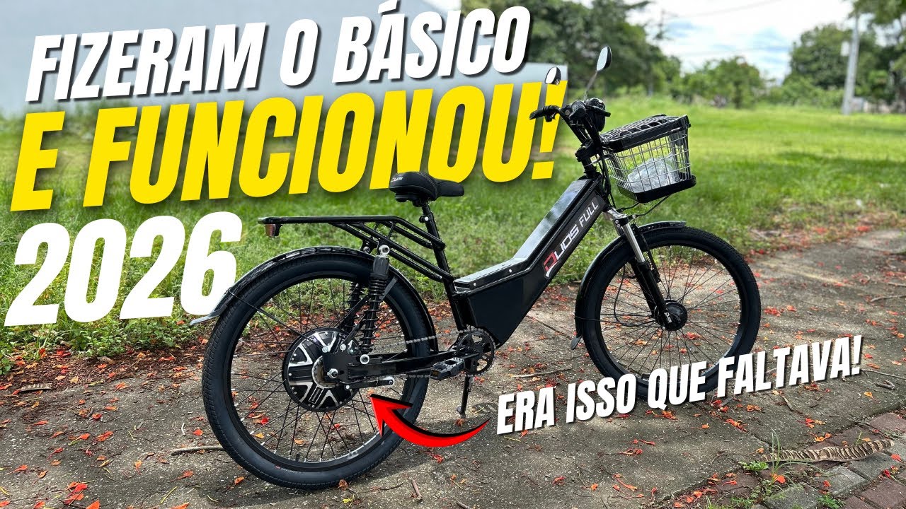 Nova Duos Full 2026 - Lan&ccedil;amento Bicicleta El&eacute;trica - Autopropelido