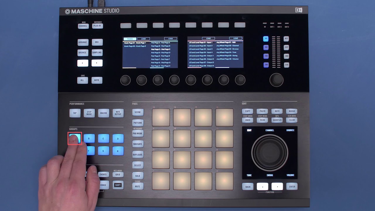 Recording MIDI Notes in Logic Pro X from MASCHINE