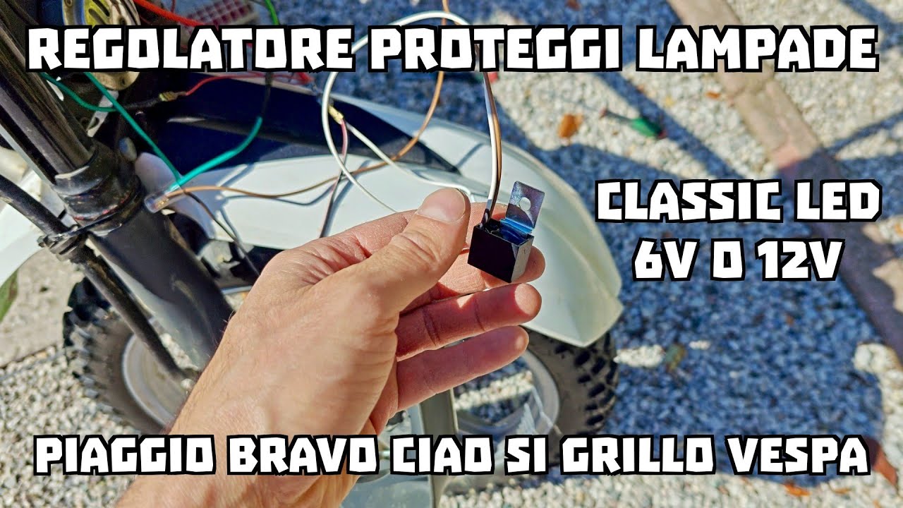 [Tutorial] Collegamento regolatore di tensione 6V o 12V by Classic Led su Piaggio Bravo (Ciao Vespa)