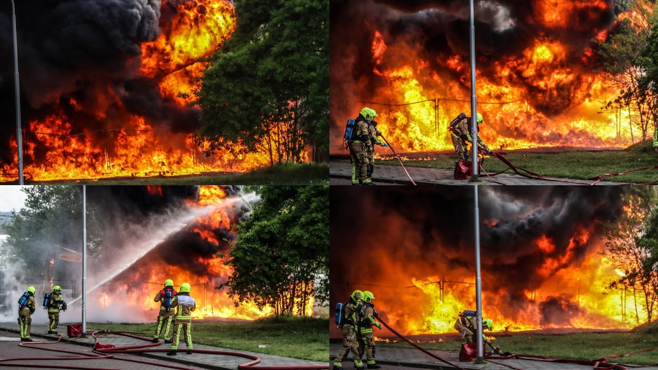 Flinke brand in Velsen-Noord | 14-05-2023