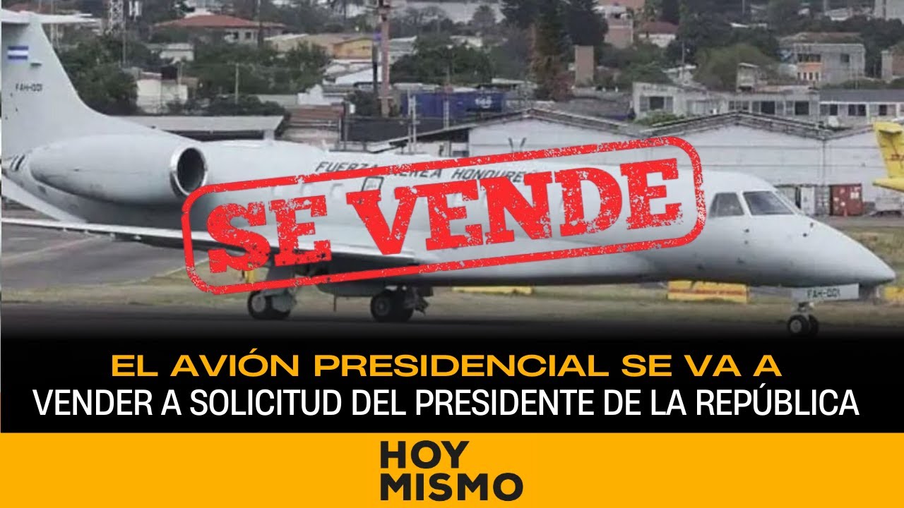 Pérez: El avión presidencial se va a vender a solicitud del presidente de la república