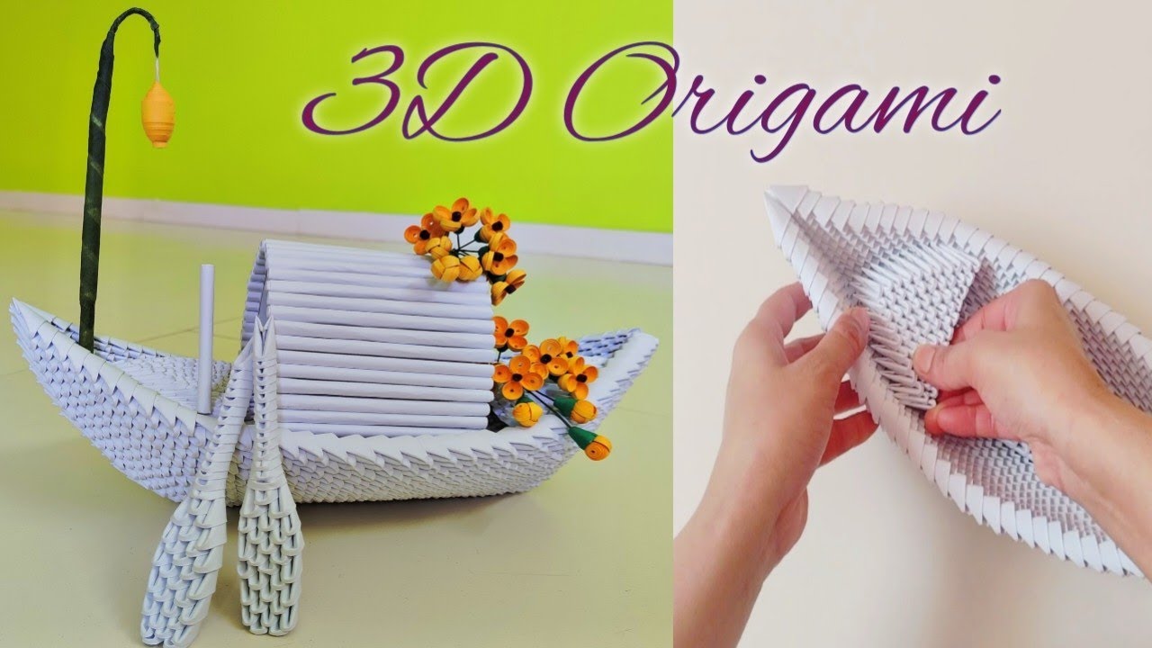 3D Origami Boat | Paper Boat | How To Make a Paper boat | Barna's Creation | Paper Craft