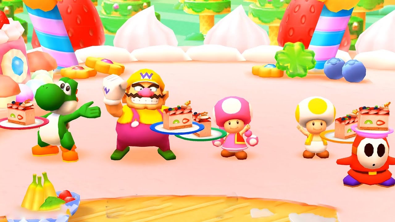 Toad Scramble | Mario Party Star Rush - Toad Team Vs Team Rivals (World 1-3)