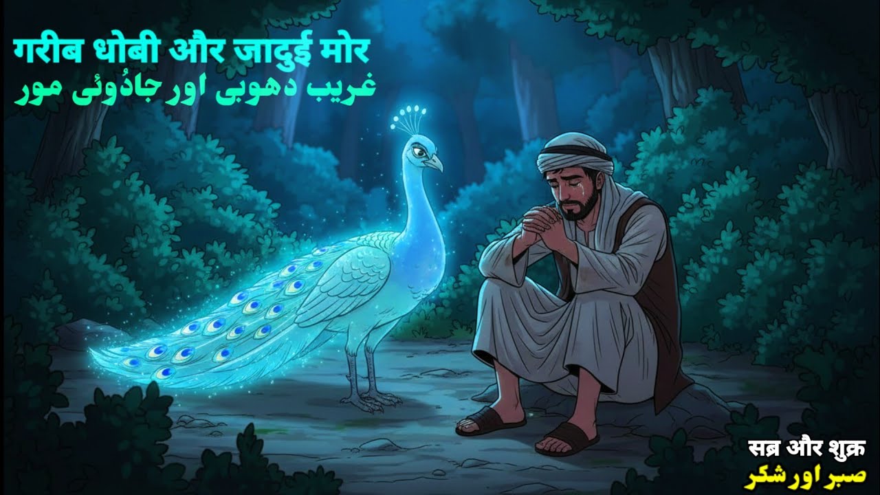 एक गरीब धोबी और उसके जादुई मोर का किस्सा || Sabak Amoz Kahani | Urdu Hindi Islamic moral Stories |