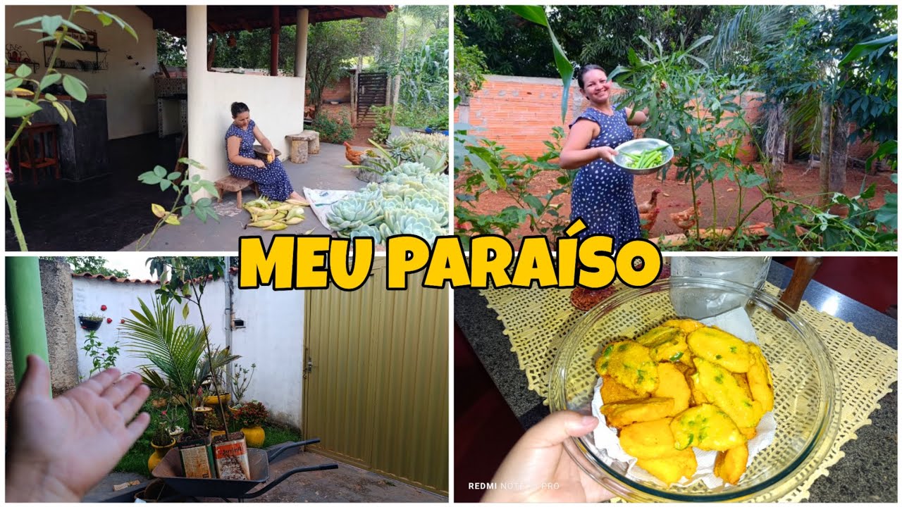 FARTURA NO QUINTAL DE CASA 🏠👩‍🌾❤️