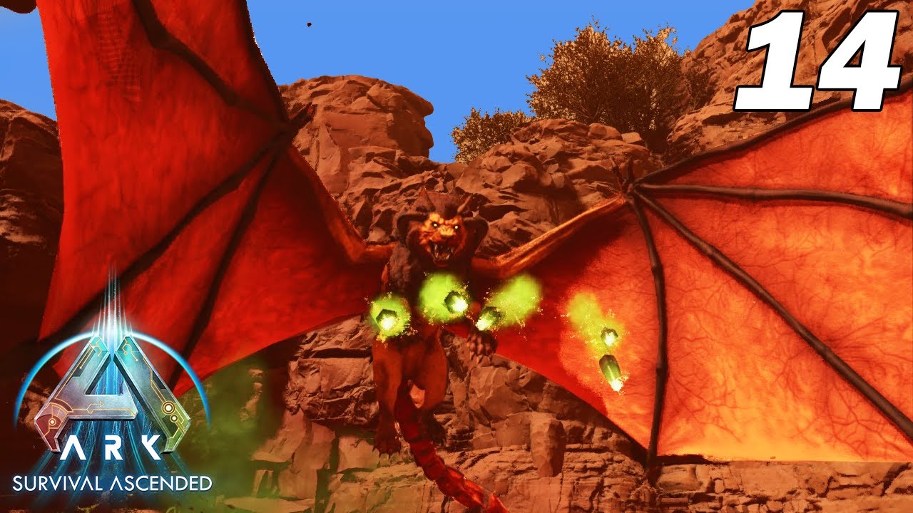 Mon premier combat solo contre la MANTICORE ! Ark Ascended SCORCHED EARTH 14 FIN