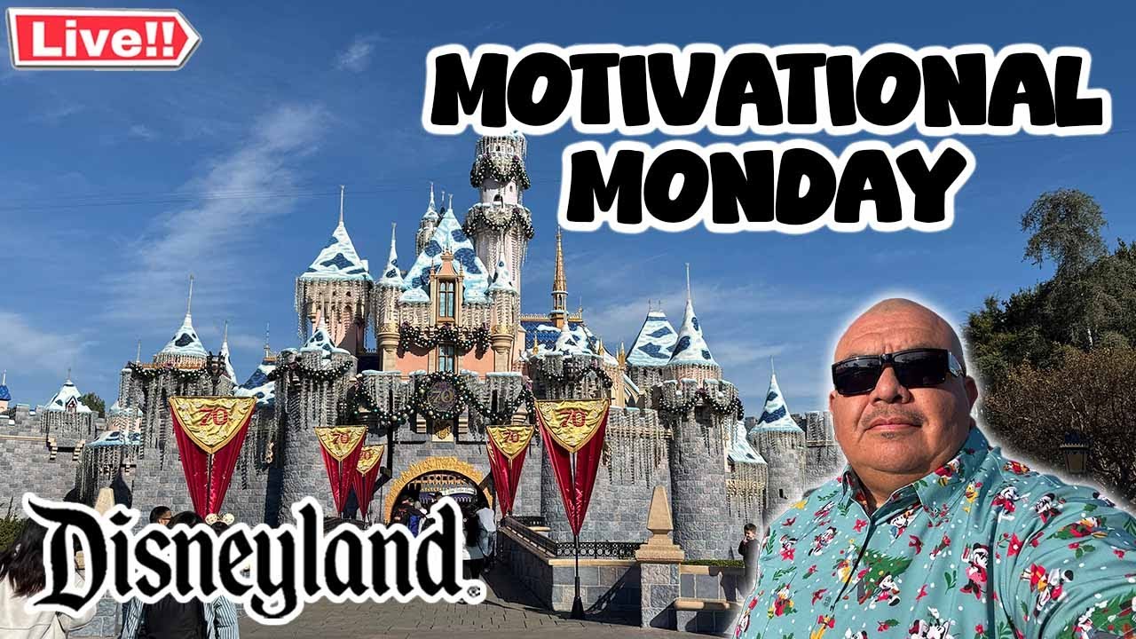 🔴 Disneyland LIVE Walk! ✨ Motivational Monday Stroll thru the Disneyland Resort (12/15/25)