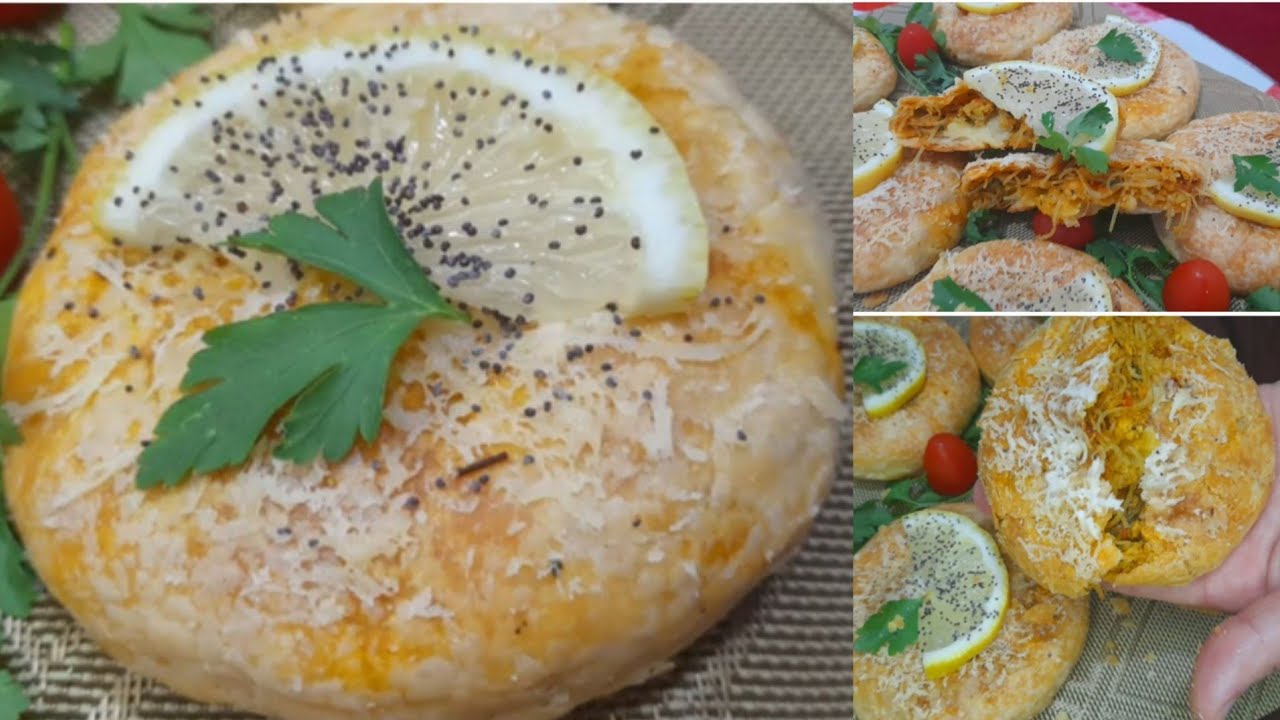 بسطيلات بعجينة مسمن بحشوة مختلفة و لذيذة 😋
