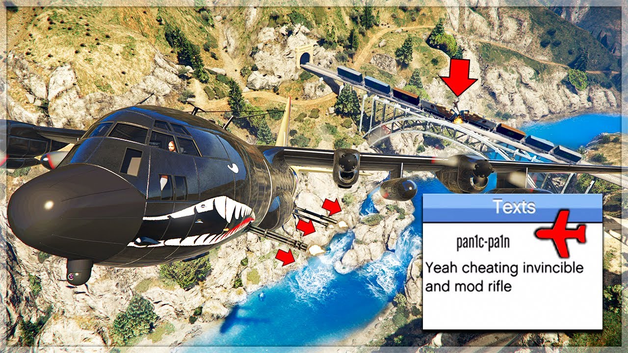 Trolling Griefers With the NEW Titan 250D in GTA Online! (NEW AC-130)