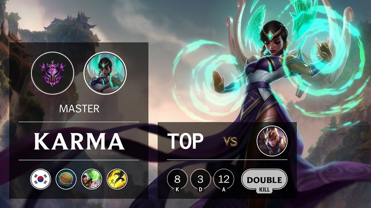 Karma Top vs Quinn - KR Master Patch 9.20