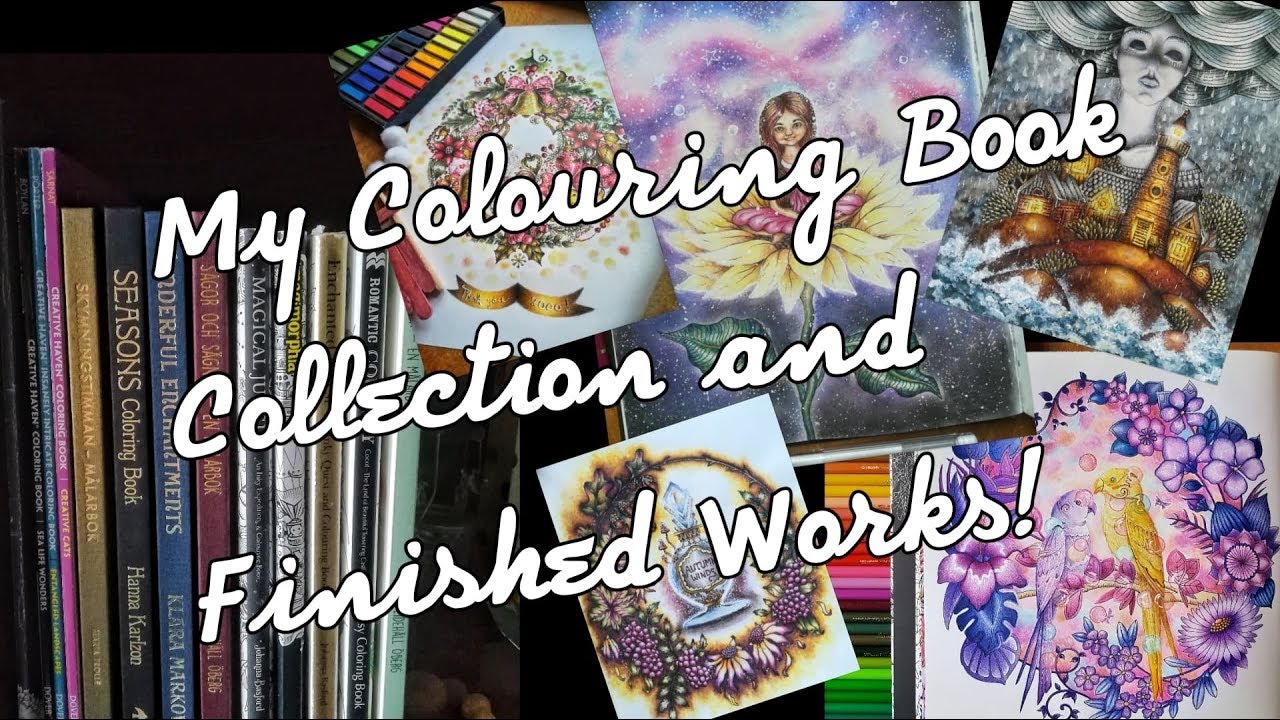 My Coloring Books Collection, Finished Pages and WIPs! - 2017 to present | AlexandraColors