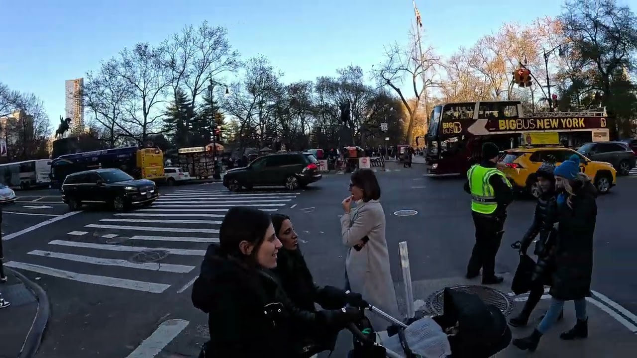 Good Afternoon New York City-Chilly day in the big city Electric scooter ride to the Bronx