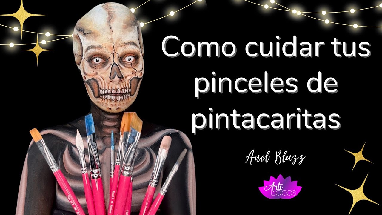 Como cuidar tus pinceles de Pintacaritas - Anel Blas - Artilocos