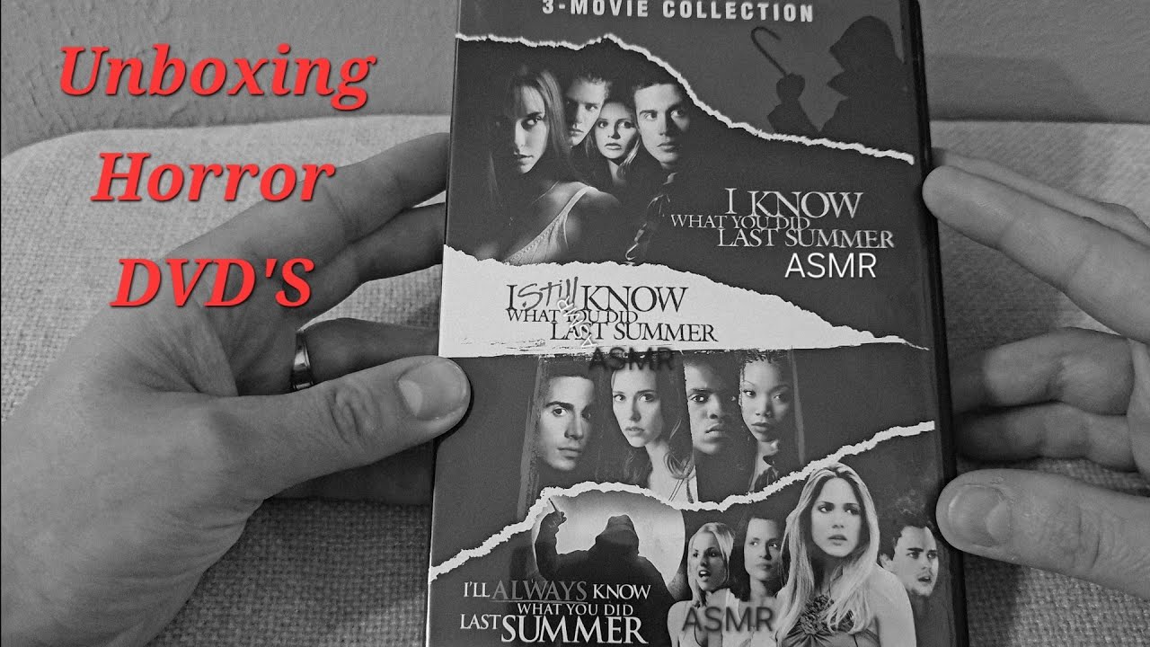 ASMR Unboxing Horror DVD'S Lofi & Whispering 
