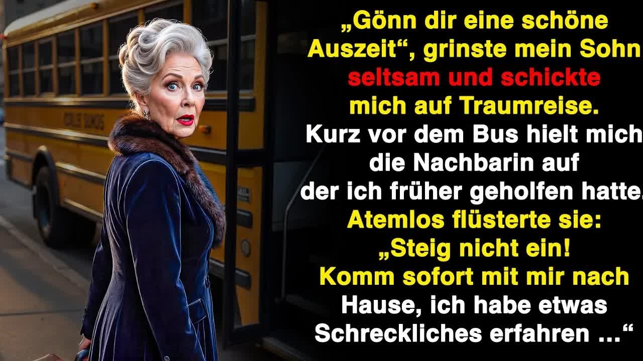 „Gönn dir eine schöne Auszeit“, grinste mein Sohn seltsam und schickte mich auf Traumreise