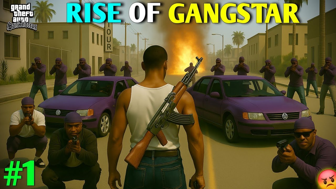CJ RETURNS TO FIGHT AGAINST BALLAS GANG | GTA San Andreas #1