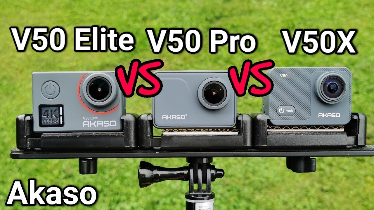 Akaso V50 Elite VS Akaso V50 Pro VS Akaso V50X - Action Camera Comparison