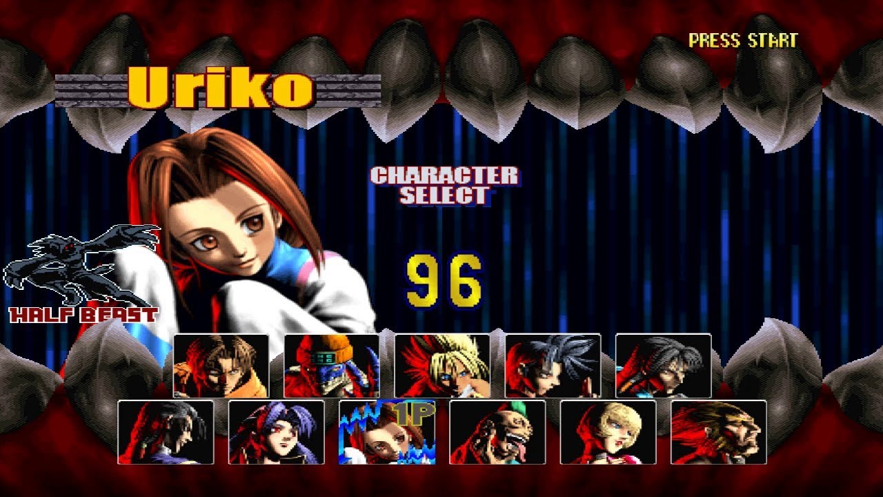 Bloody Roar 2: New Breed (PS1) walkthrough - Uriko