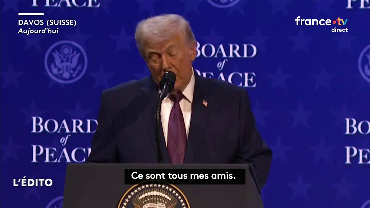 Conseil de la paix : retour sur la méthode Trump - C à Vous l’Intégrale - 22/01/2026