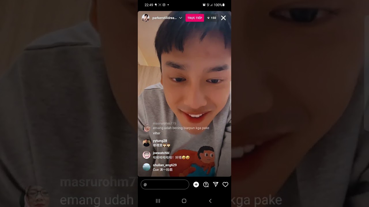 Ig live Parker (06/08/2023)