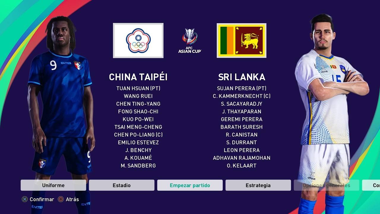 CHINA TAIPEI VS SRI LANKA - AFC ASIAN CUP 2027 QUALIFIERS