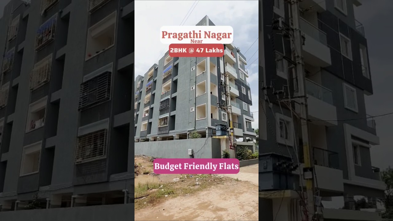 47LAKHS 😍 || PRAGATHI NAGAR || HYDERABAD |63020 20047 #flatsforsale #hyderabad #home