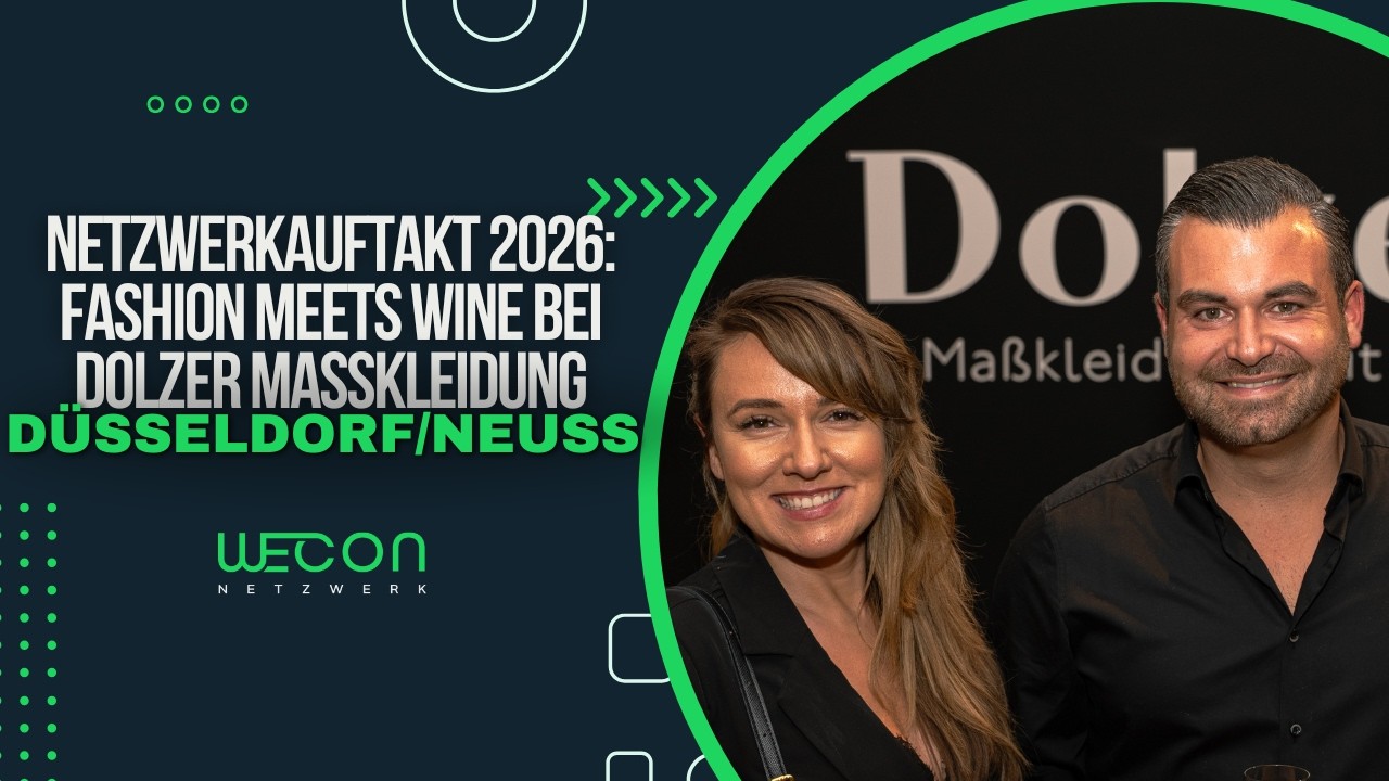 Netzwerkauftakt 2026: Fashion meets Wine bei Dolzer Maßkleidung