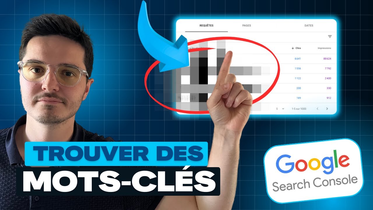 Trouvez vos Mots-clés SEO grâce à la Google Search Console