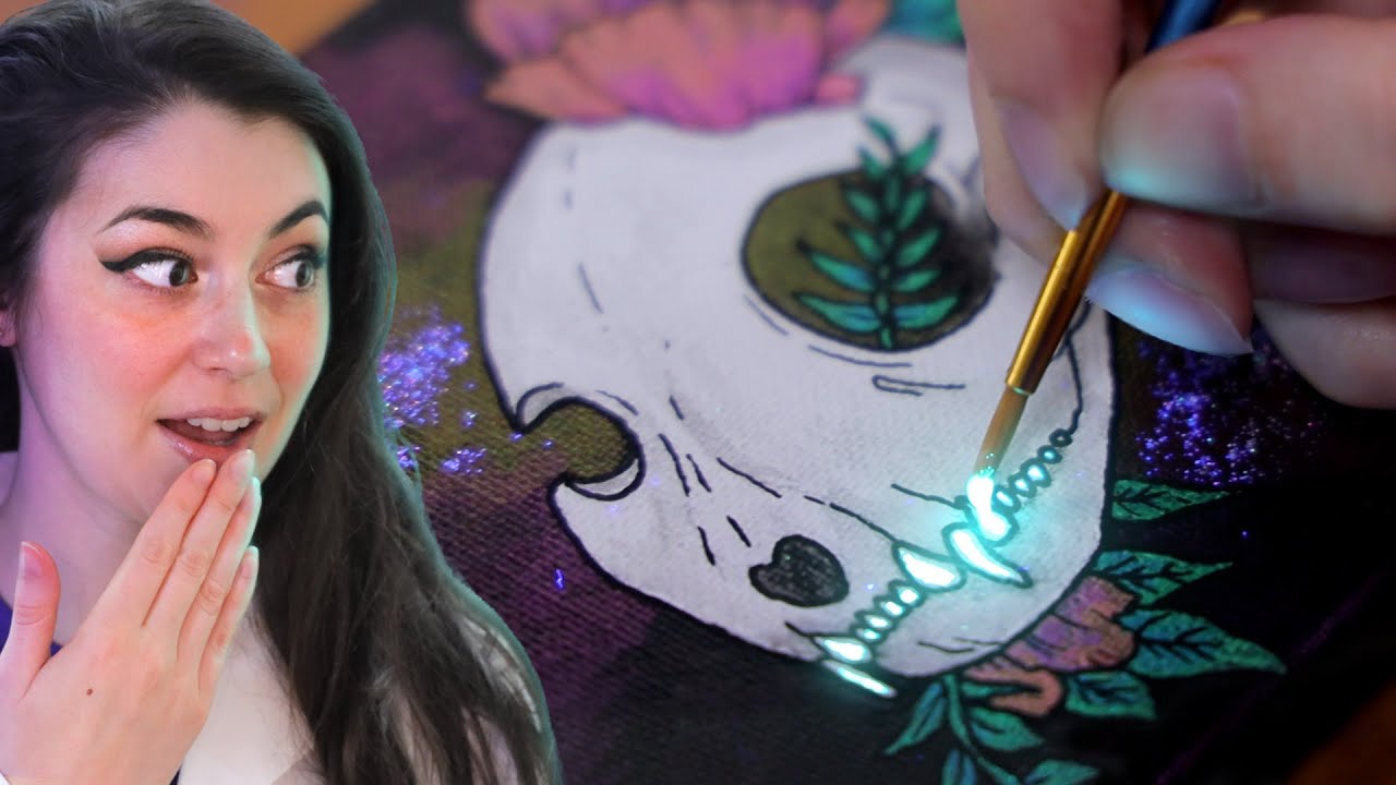 Painting with weird DIY paints!