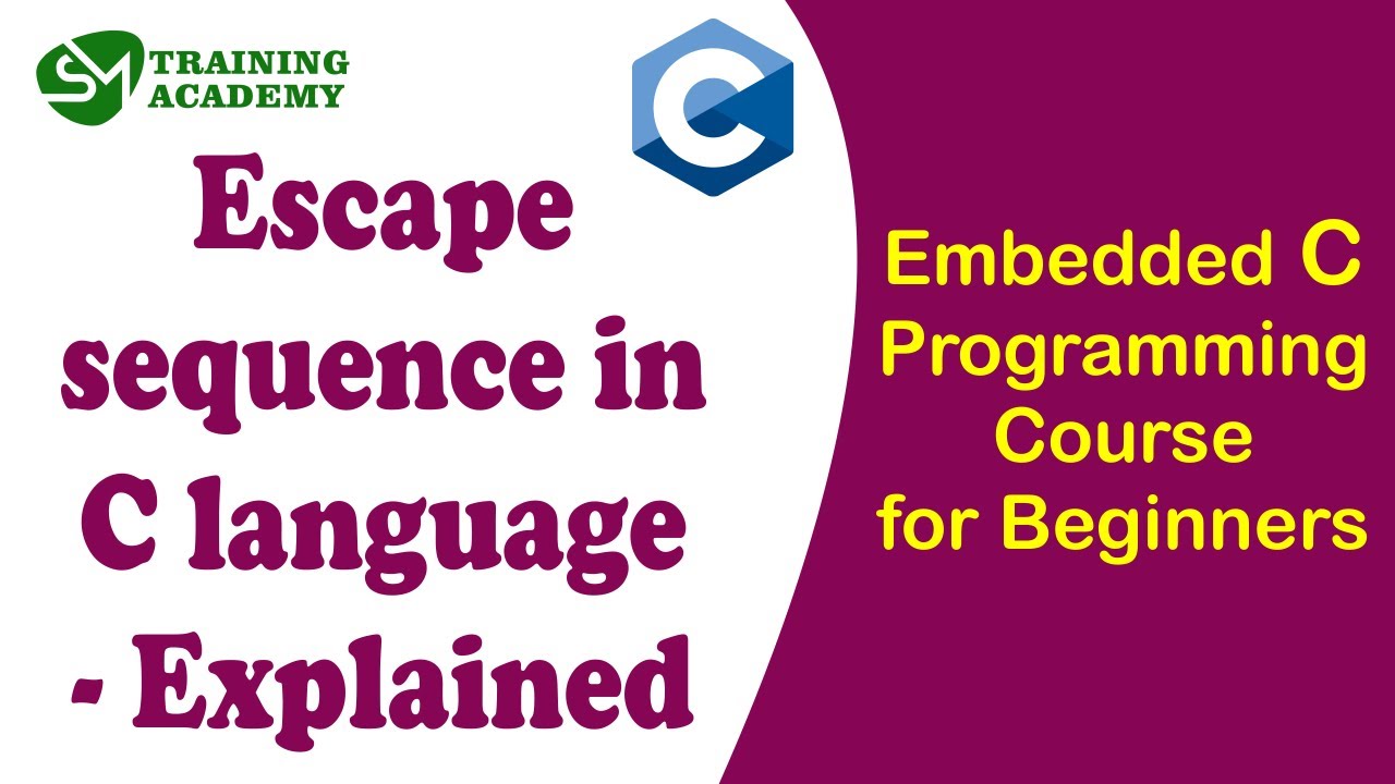 Escape sequence in C