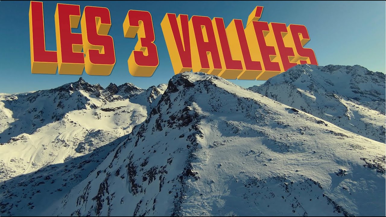 DRONE FPV & Ski les 3 Vallées le plus grand domaine skiable du Monde 2025