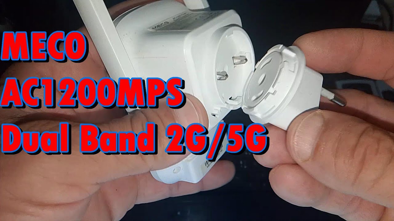 اصغر مقوي الشبكة الجزء 1  MECO AC1200Mbps Dual Band WiFi