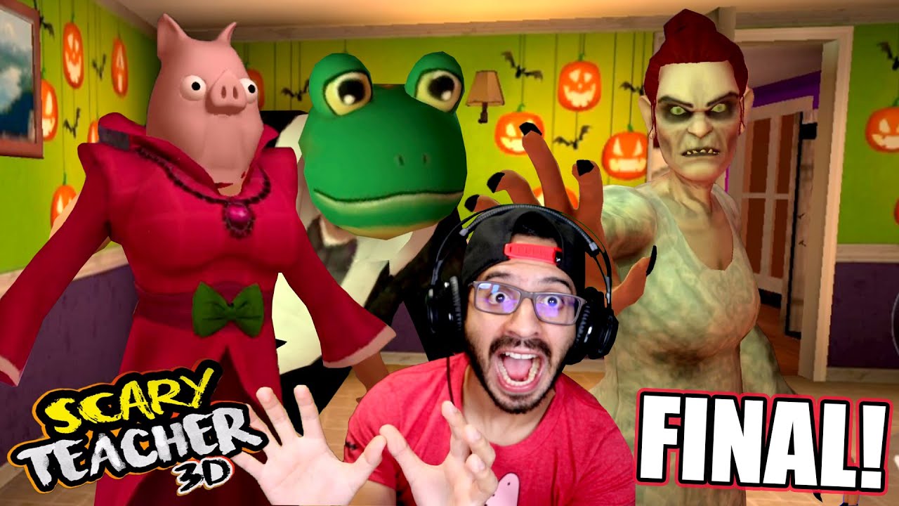 Final Épico con La Maestra Loca | Scary Teacher 3D Capitulo FINAL | Juegos Luky