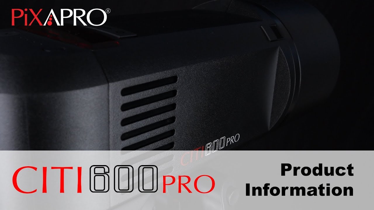 CITI600 Pro - Professional Battery-Powered Strobe