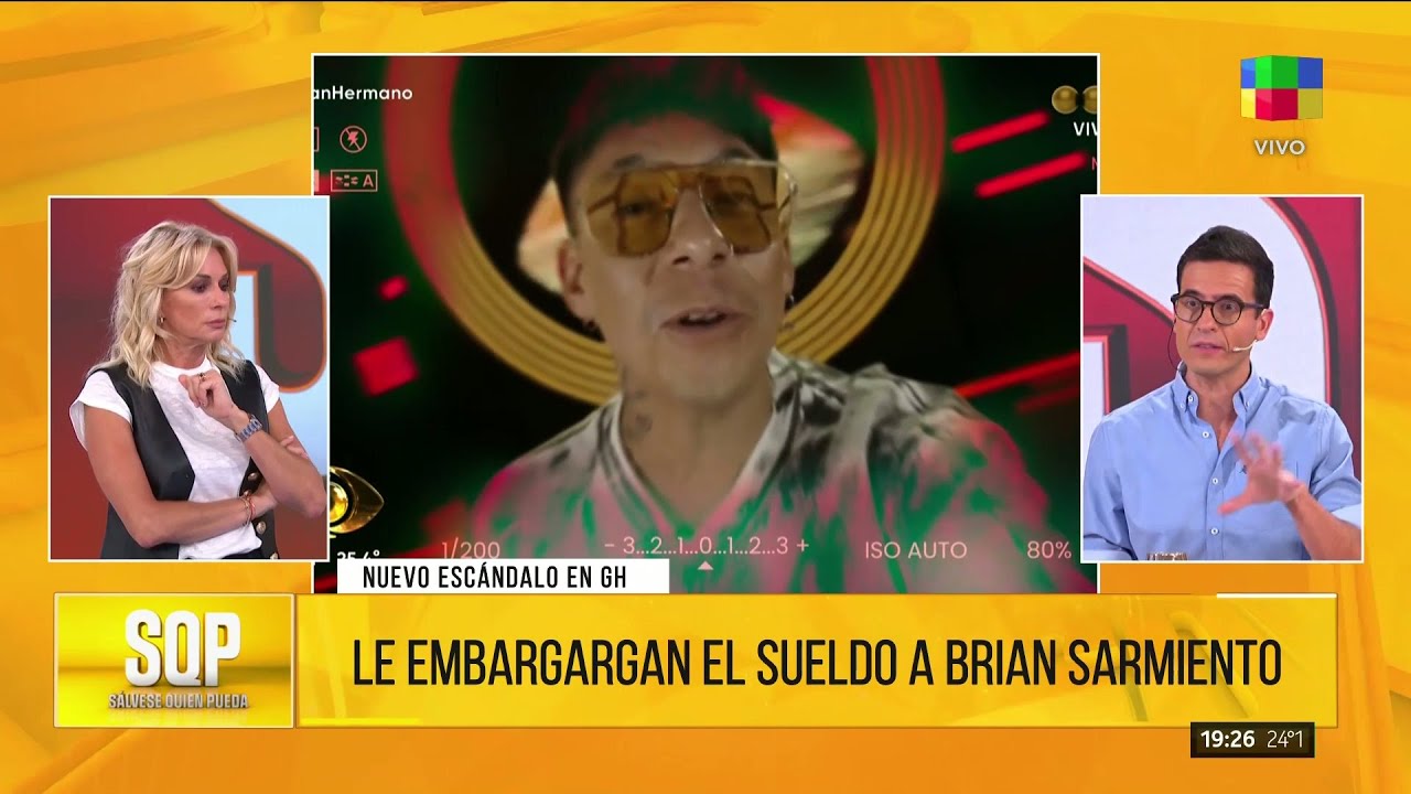 💣 OTRO ESCÁNDALO EN GRAN HERMANO: EMBARGAN A BRIAN SARMIENTO