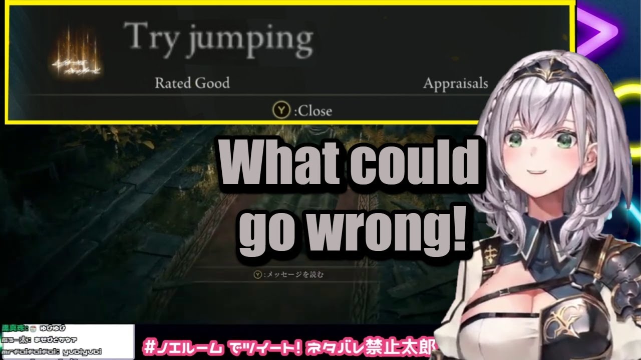 [Hololive] Noel starts Elden Ring the right way