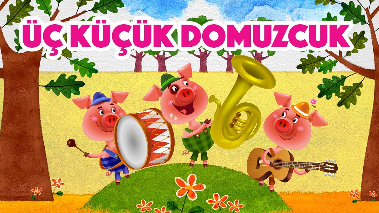 Maşa’nın Masalları - 🐽 Üç küçük domuzcuk 🐷🐷🐷 (Bölüm 13) 📚 Masha's Tales 📚 Maşa İle Koca Ayı