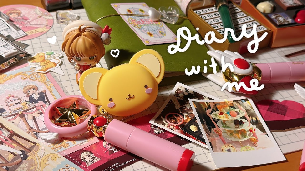 Diary With Me | Cardcaptor Sakura Tea Party & Chocolates 🍫 | Rainbowholic