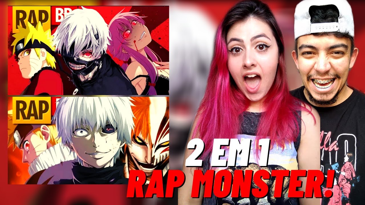 REACT 2 EM 1 - RAP MONSTER 1 e 2 (TAUZ, VMZ, FELÍCIA ROCK) - CASALZINHO