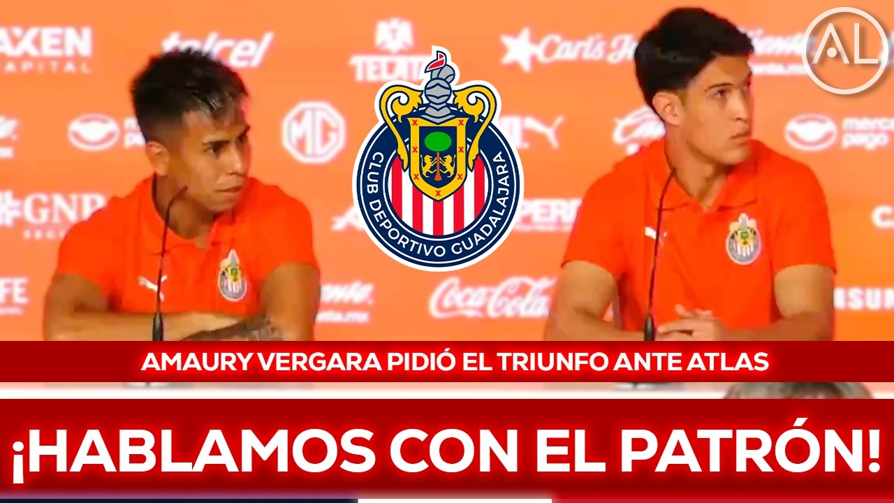 🔥 EFRAÍN ÁLVAREZ y JOSÉ CASTILLO en CONFERENCIA de CHIVAS previo CLÁSICO TAPATÍO vs ATLAS