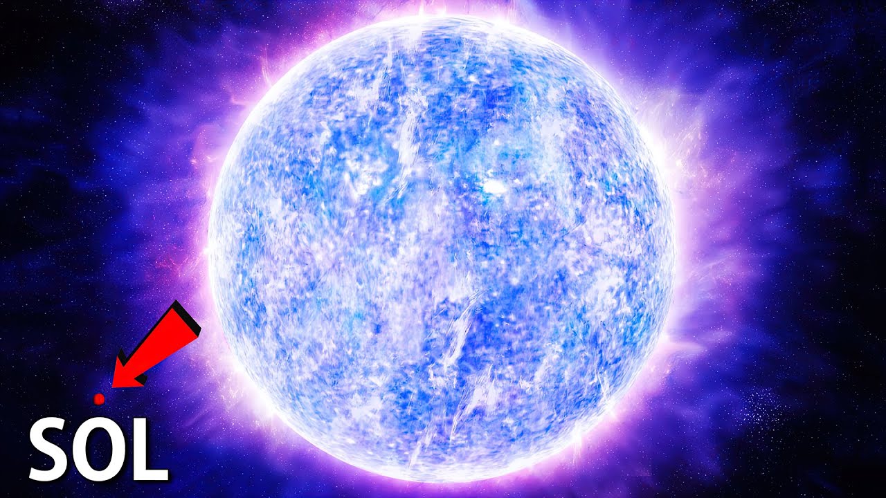 Os top 6 maiores estrelas do universo!