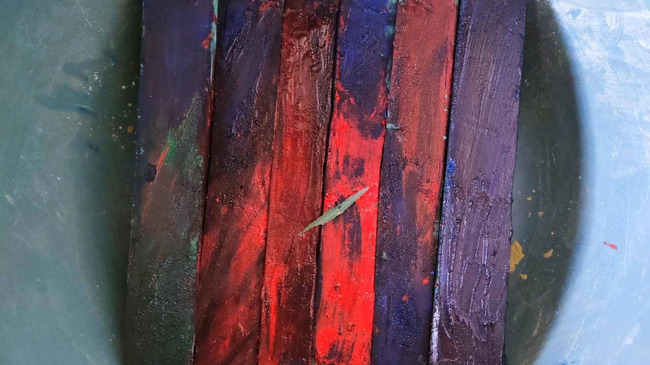 ASMR Dyed Floral Foam Stick Crush