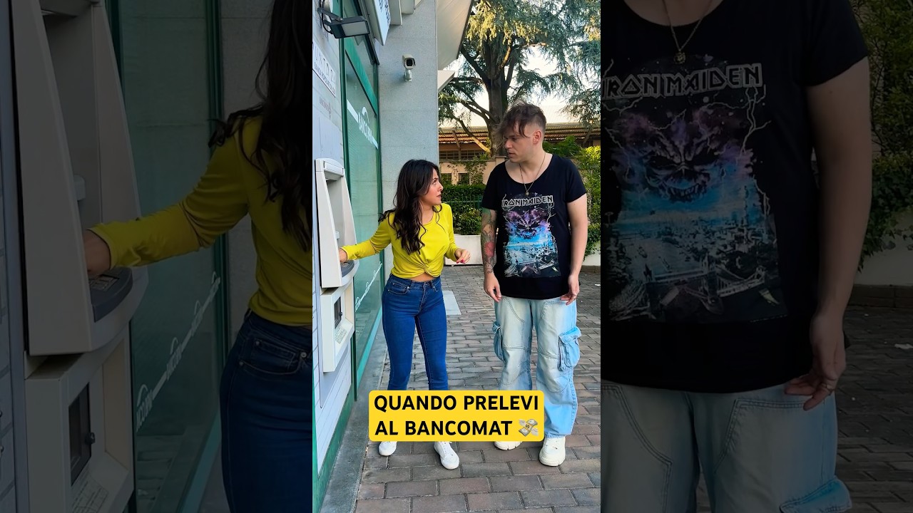 QUANDO PRELEVI AL BANCOMAT 💸 - iPantellas